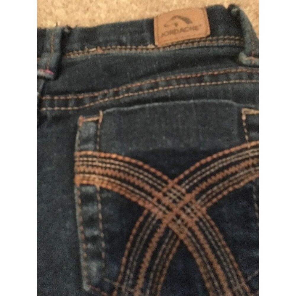 Jordache Girls Jean Shorts w/Pockets Size 4 Regular Fit Blue - Picture 7 of 8